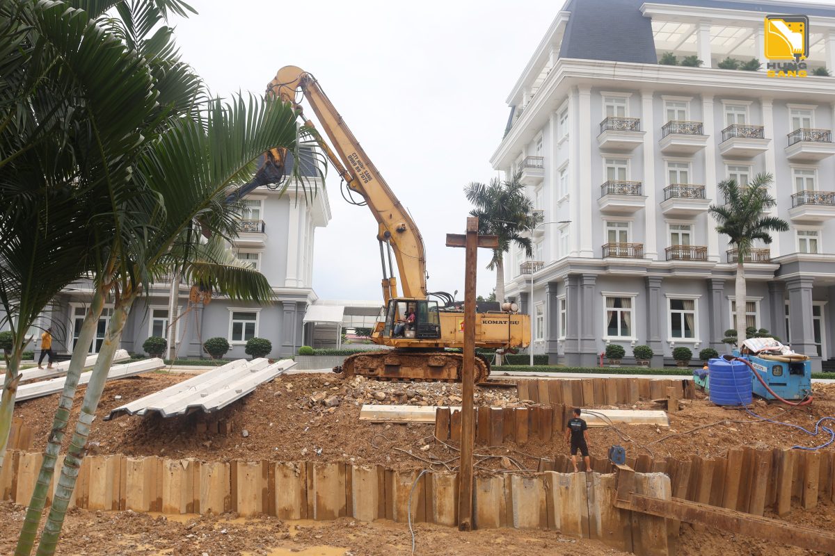 HỪNG SÁNG THI CÔNG ĐÓNG CỪ SW300 DÀI 10M TẠI TÀ PAO 15 IMG 6306